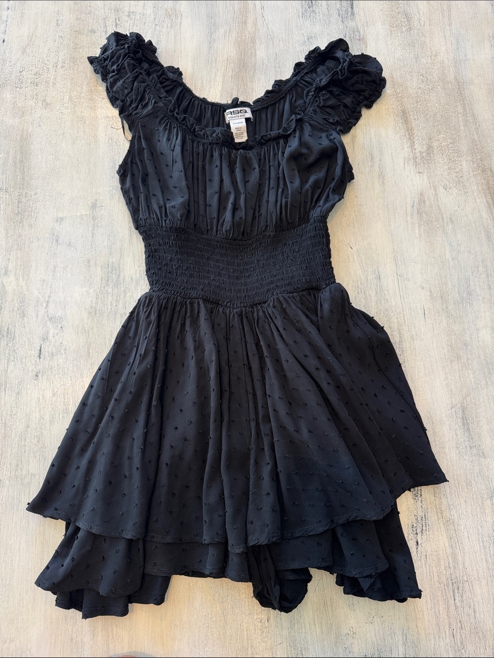 RSQ Clip Dot Tired Romper XS - Picture 2 of 7